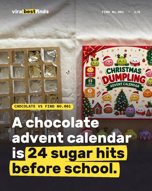 Chocolate calendar vs squishy calendar carousel